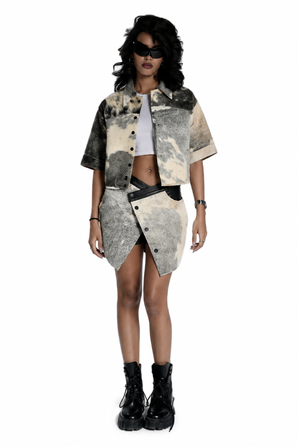 Cowhide Leather Set