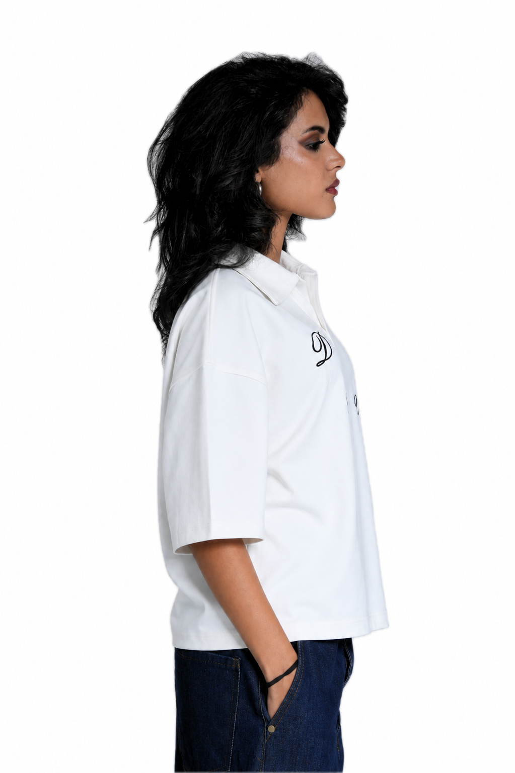 DPD Polo T-shirt white